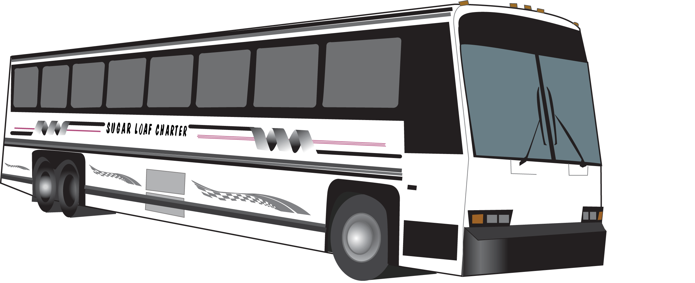 charter bus clipart - photo #19